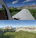FSC Dolomiti 3D X-Plane scenery composit 5